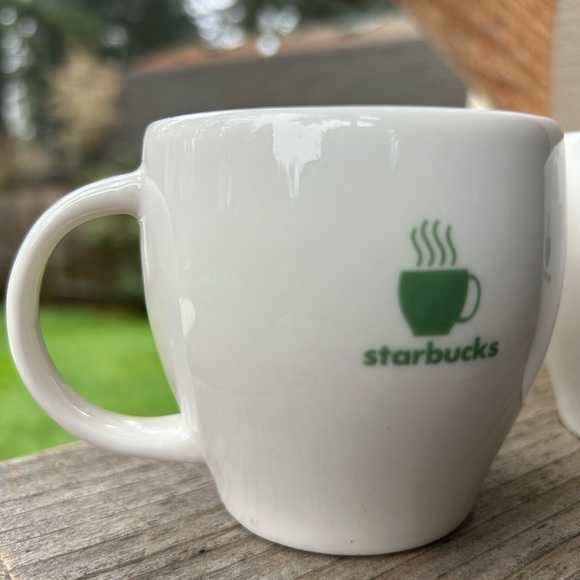 Starbucks set of 2 small Barista coffee cups 2003 - Picture 5 of 5